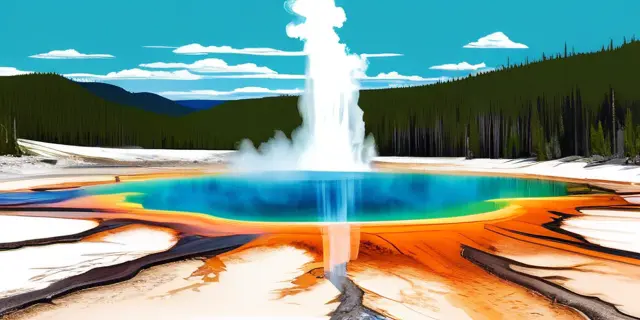 Yellowstone National Park, United States Banner